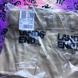 Lands End boy khaki pants